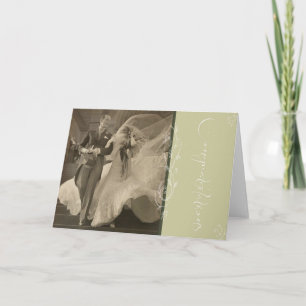 Cartão de Casamento de parabéns