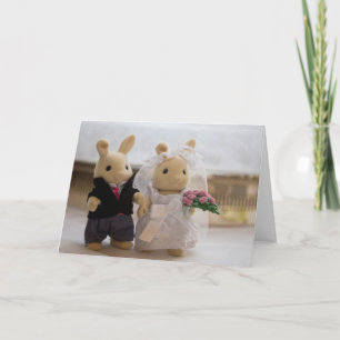 Cartão de Casamento de Teddy Bears