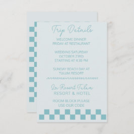 Cartão de casamento detalhado