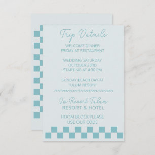 Cartão de casamento detalhado