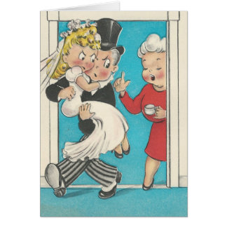 Cartão de Casamento Divertido