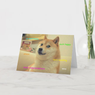 Cartão de casamento do Doge