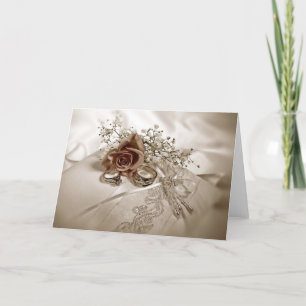 Cartão de Casamento Elegante