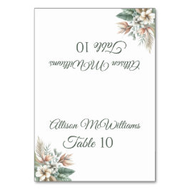 Cartão de Casamento-Legança Tropical-Vegetariana-