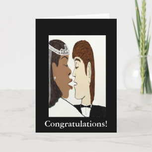 Cartão de casamento multicultural