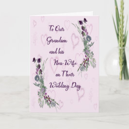 Cartão de Casamento para Neto & Nova Esposa Tenent