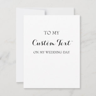Cartão de Casamento Personalizado