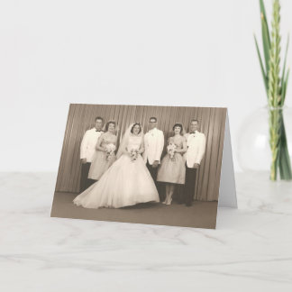 Cartão de Casamento Retroativo