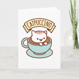 Cartão de CATPUCCINO