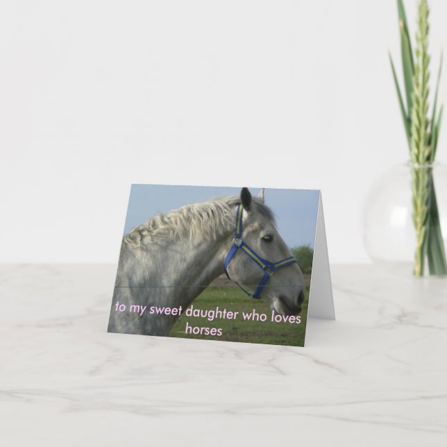 cartão de cavalo (Frente)