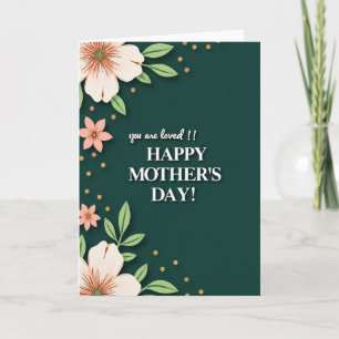 Cartão de Celebração de Amor Floral