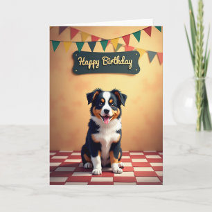 Cartão de Celebração de Cachorrinho Fofinho