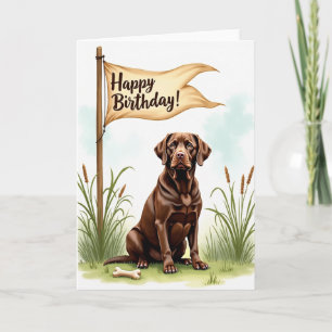 Cartão de Celebração do Cão do Pântano