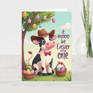 Cartão de Celebração do Cowboy Vaca