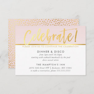 CARTÃO DE CELEBRAÇÃO DO PARTIDO, pálido, cor-de-ro