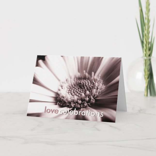 Cartão de celebrações de amor (Frente)