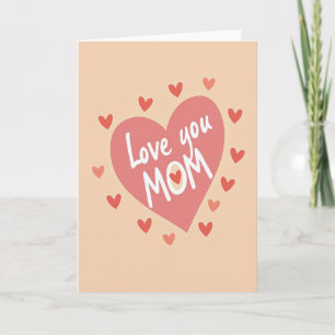 Cartão de Cena de Amor pela Mãe