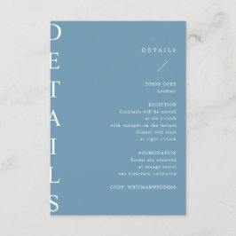 cartão de cercado para detalhes de casamento ultra