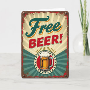 Cartão de Cerveja Generoso do Dia dos Pais