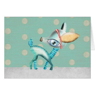Cartão de Cervo Bebê