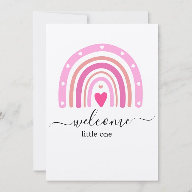 Cartão de chá de bebê - Imprimível - Download inst (Frente)