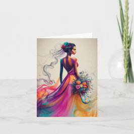 Cartão de Chá de Casa de Noiva