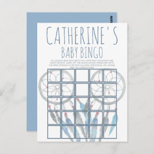 Cartão de Chá de fraldas Animal Safari Selgle