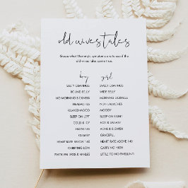 Cartão de Chá de fraldas de Esposas Velhas da STEL