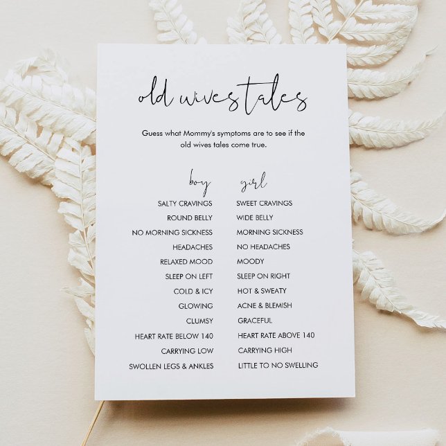 Cartão de Chá de fraldas de Esposas Velhas da STEL (Criador carregado)