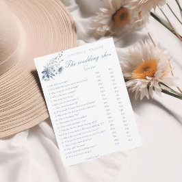 Cartão de Chá de panela azul Dusty, calçado de cas