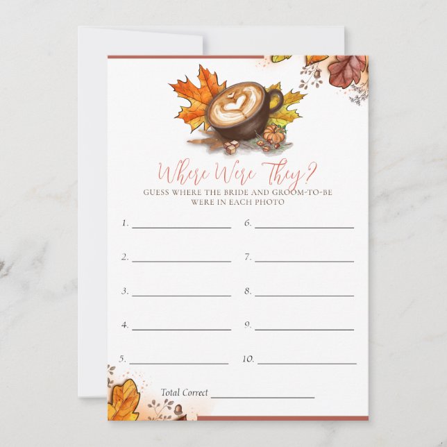 Cartão de Chá de panela de Amor Espresso para Wate (Frente)