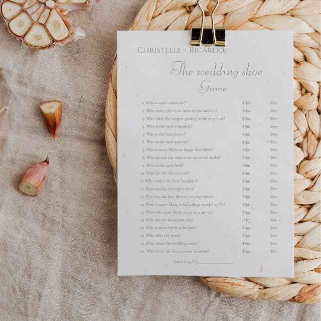 Cartão de Chá de panela para jogos de calçado verd (Criador carregado)