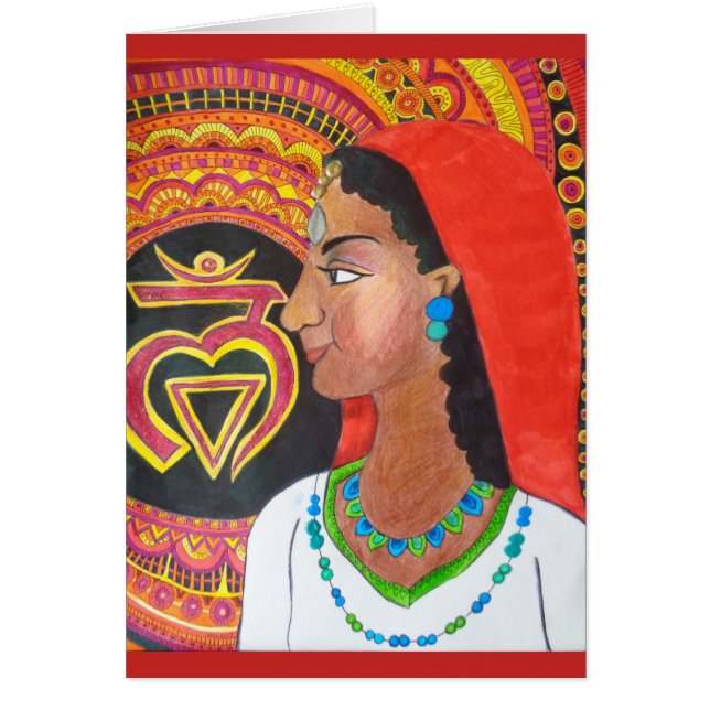 Cartão de Chakra da raiz (monte) (Frente)