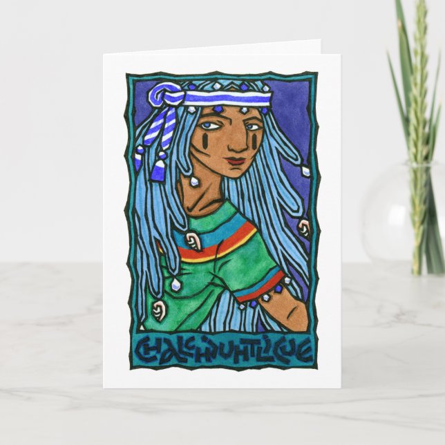 Cartão de Chalchiuhtlicue (Frente)