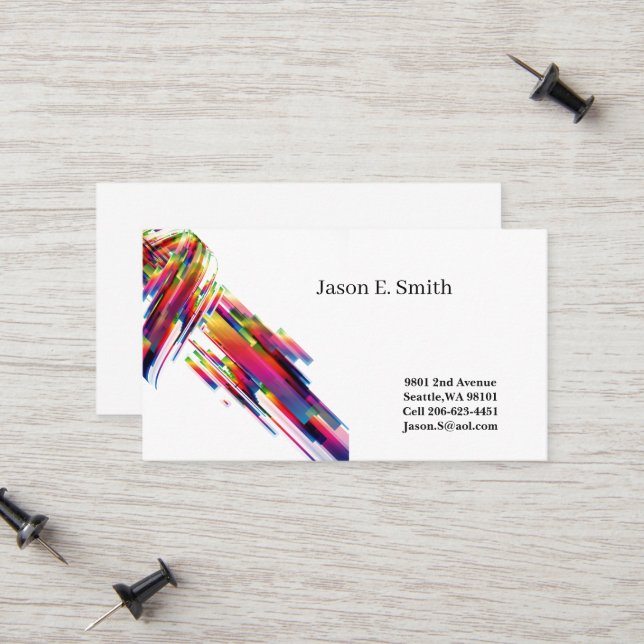 Cartão de Chamada Clássico (Frente/Verso In Situ)