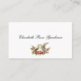 Cartão de Chamada de Doves Vitorianos