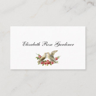 Cartão de Chamada de Doves Vitorianos