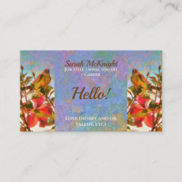 Cartão de Chamada do Cantor Poolside 2338