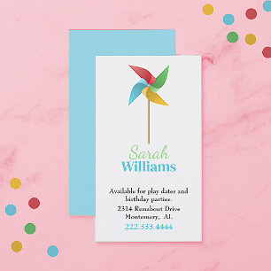 Cartão de Chamada para Crianças de Roda Pinta