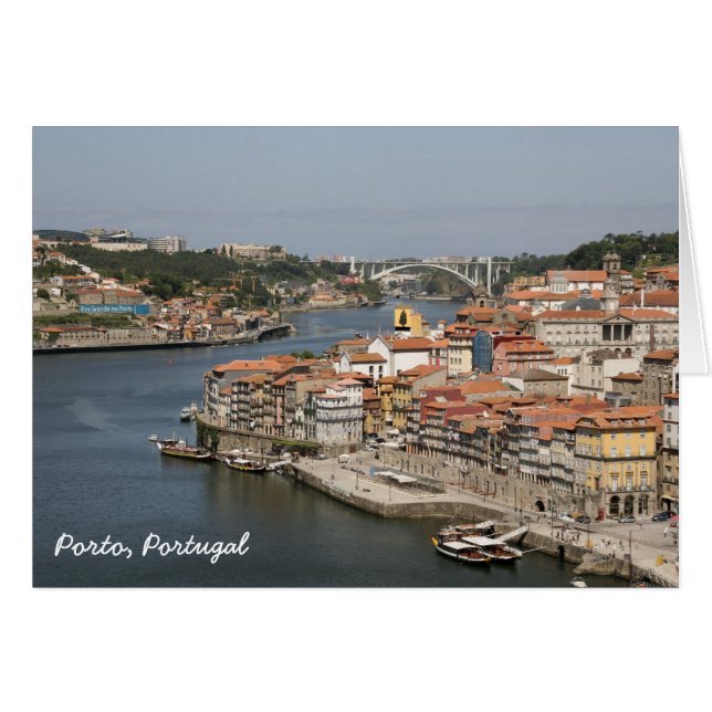 Cartão de cidade do Porto (Frente horizontal)