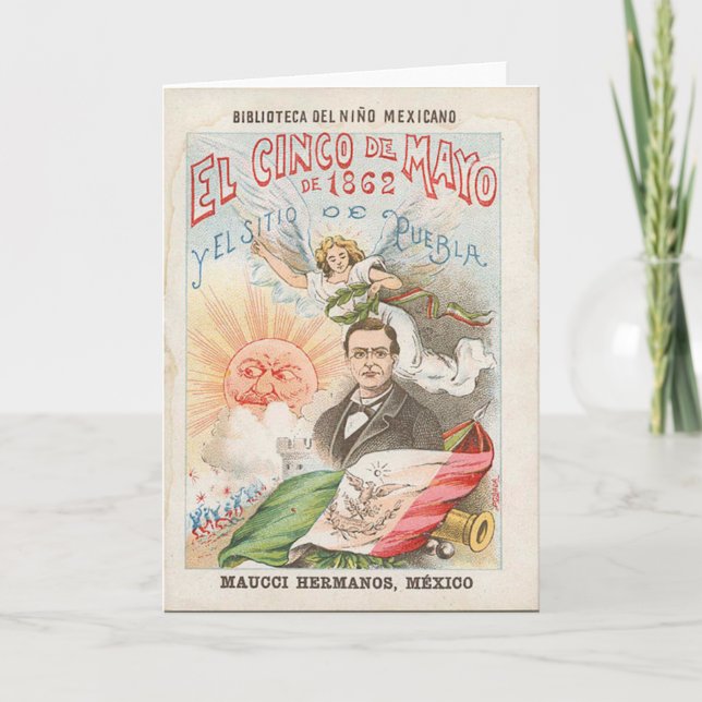 Cartão de Cinco De Mayo (Frente)