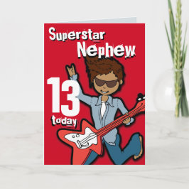 Cartão de cinza de aniversário Super Star Son 11