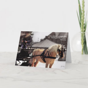 Cartão de Citação de Amigos Fiel