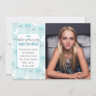Cartão de cliente Peace & Joy Hanukkah