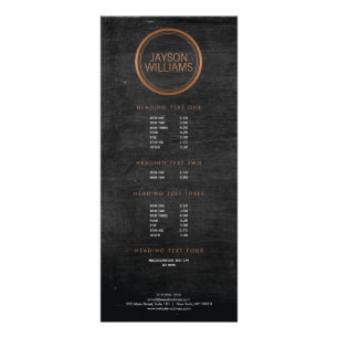 Cartão de cobre da cremalheira do círculo do