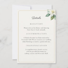 Cartão de Código QR com Detalhes do Casamento Verd