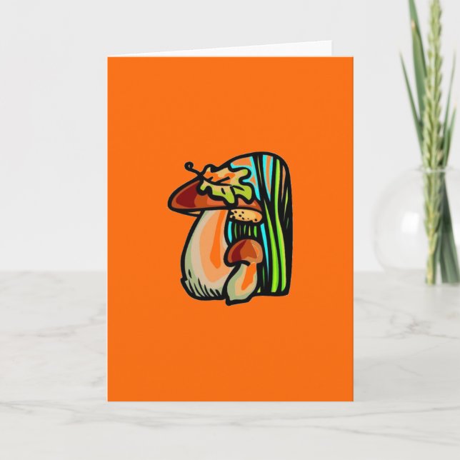 Cartão de Cogumelo (Frente)