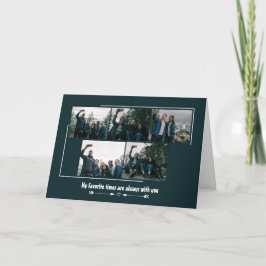 Cartão de Colagem de Fotografias Personalizado par