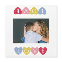 Cartão de colagem de fotos de amor personalizado p