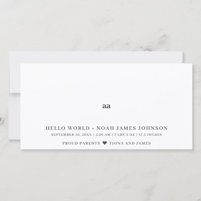 Cartão de Colagem de Fotos de Anúncio de Nasciment (Frente)